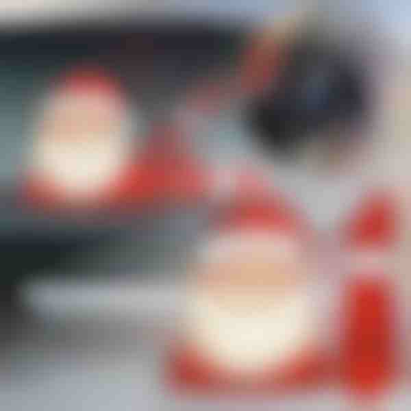 Jõuluvana auto klaasipuhasti kleebis | SANTAWIPER