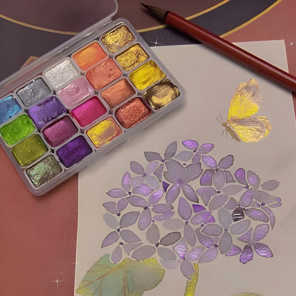 20 värvi akvarellmaalide komplekt | COLORLINKE