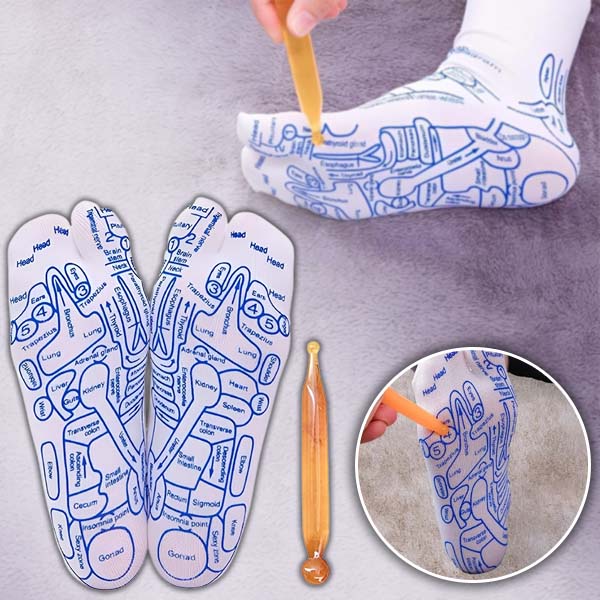 Aktiveeri tervisepunktid – refleksoloogilised sokid igapäevaseks massaažiks | FEETRA