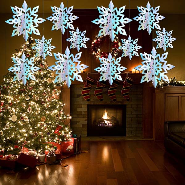 3D holograafilised lumehelbed (6tk) | HOLOFLAKE