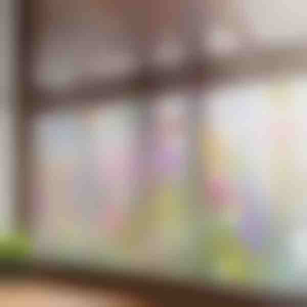 Elav lilleline aknakleebis | FLORASTIK