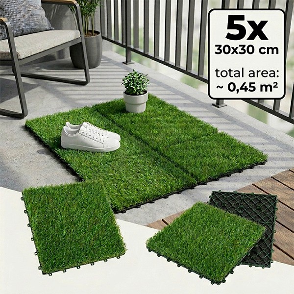 Kunstmuruplaadid dekoratsiooniks (5 tk) | GRASSTILE